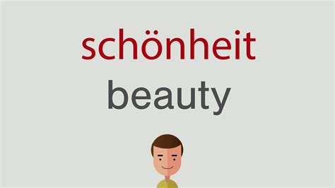 schönheit englisch|German.